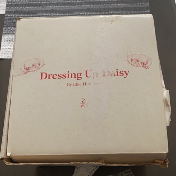 Danbury Mint Jill small Porcelain Doll with dog pearls 5 inch Elke Hutchens - Picture 2 of 8